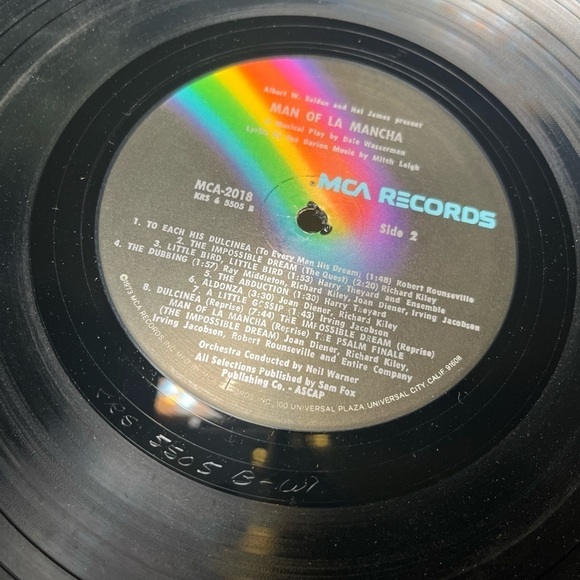 Man of La Mancha original cast vintage vinyl record from 1973 - Picture 8 of 10